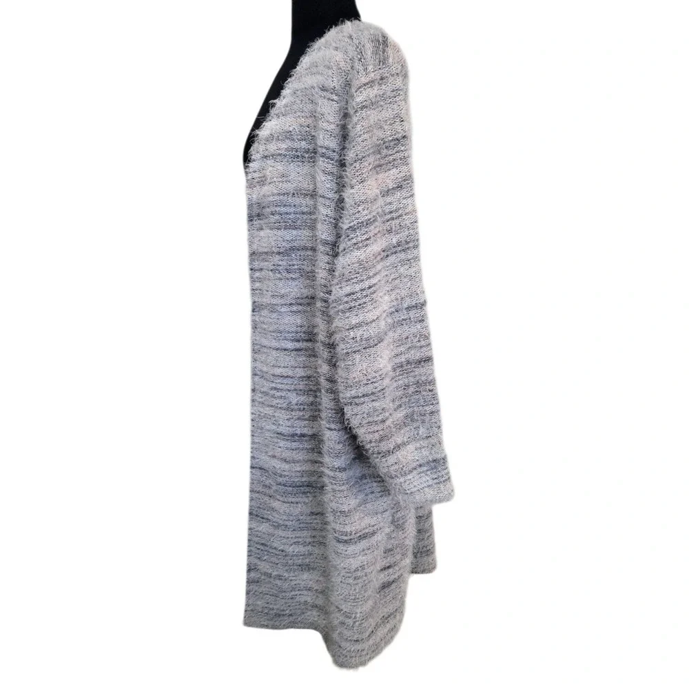 Lane Bryant Pastel‎ Marled Eyelash Open Cardigan Duster Women's Plus Size 26/28